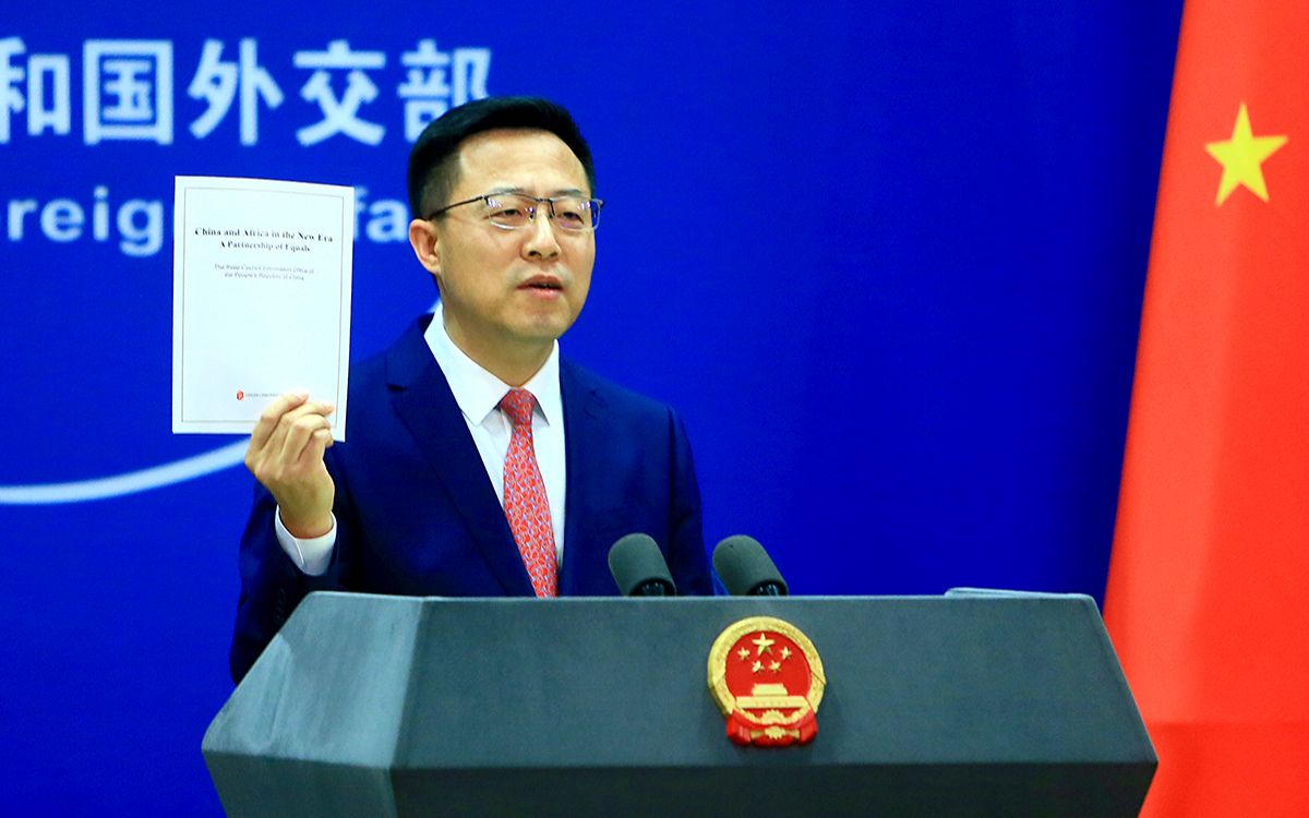 赵立坚：中国决定将中国驻立陶宛外交机构更名