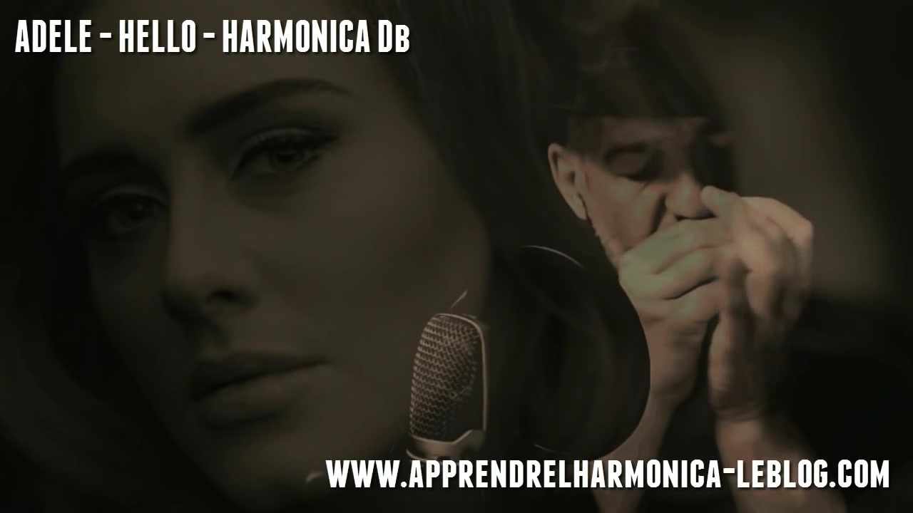 布鲁斯口琴 - adele - hello - harmonica db - premium membership