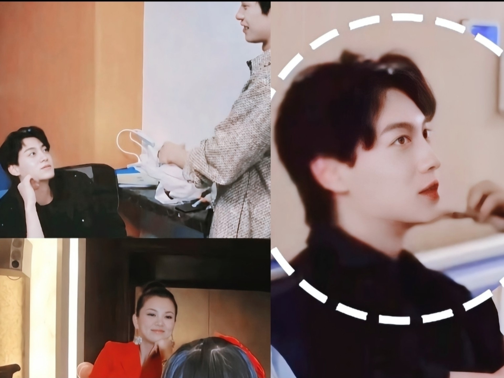 这眼神无敌了...“都想乘凉,只有他知道他的小树还没长大”事已至此确定我的同担们已经磕的彻底疯了哈哈哈哈哈哈，这眼神真的只在李湘王诗龄身上看到过...