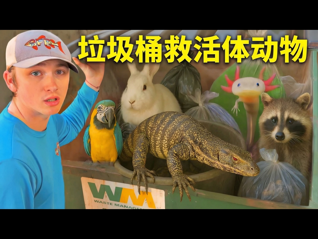 【中配】我在宠物店垃圾桶里发现了活体动物! - Bass fishing Productions