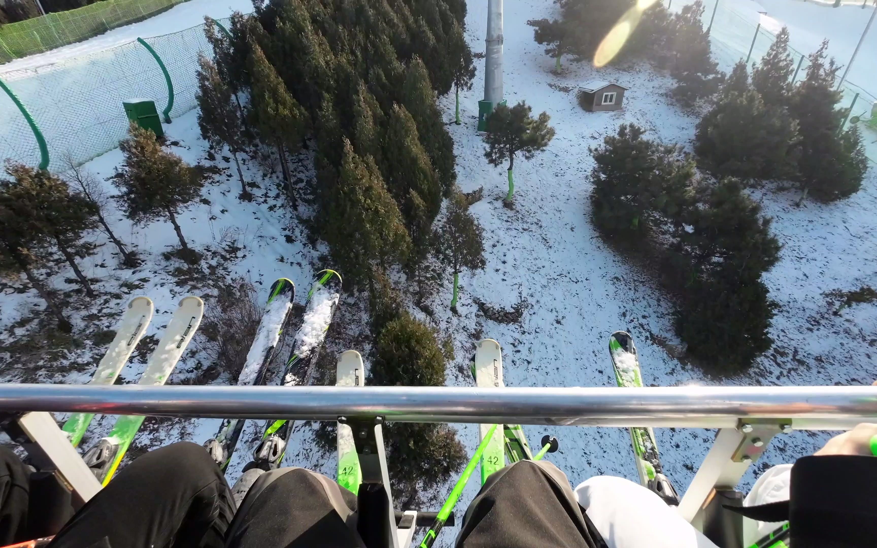 北京南山滑雪场初,中级道混剪