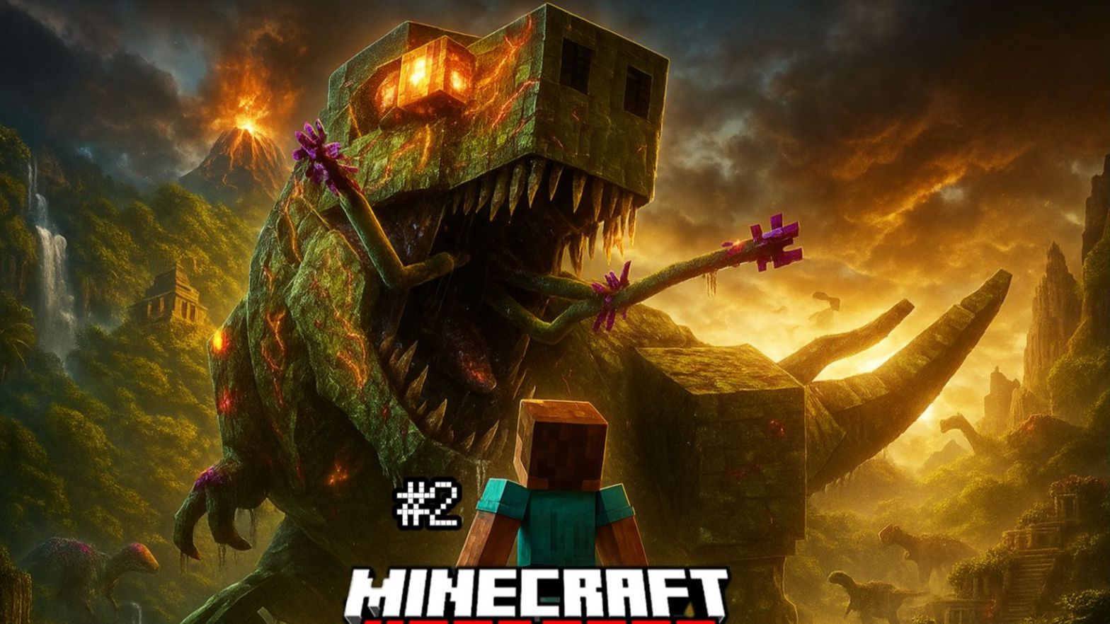 危机降临！！！| #2 洪魔恐龙岛多人极限生存