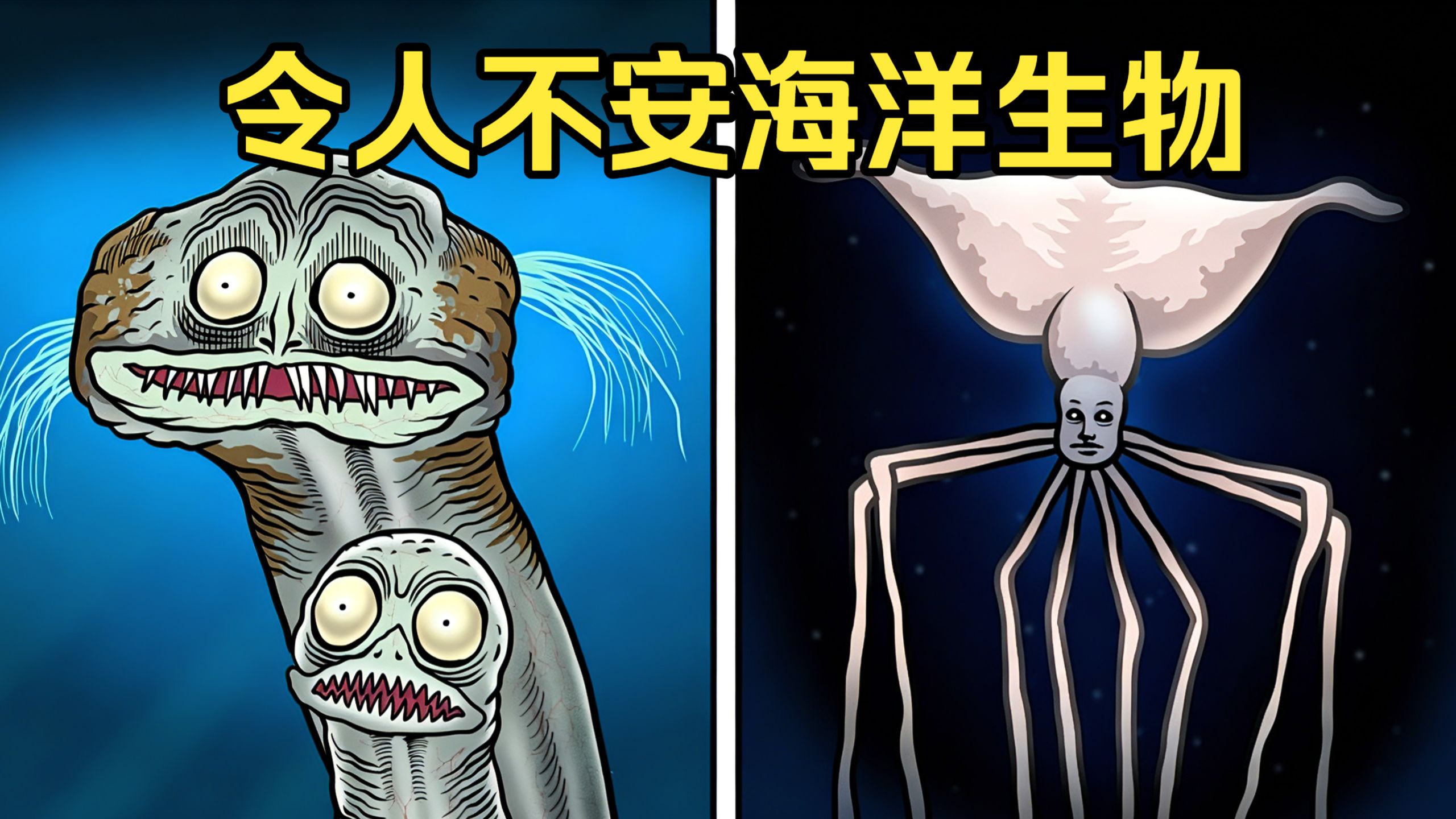 盘点每一层海洋中那些最令人不安的生物！