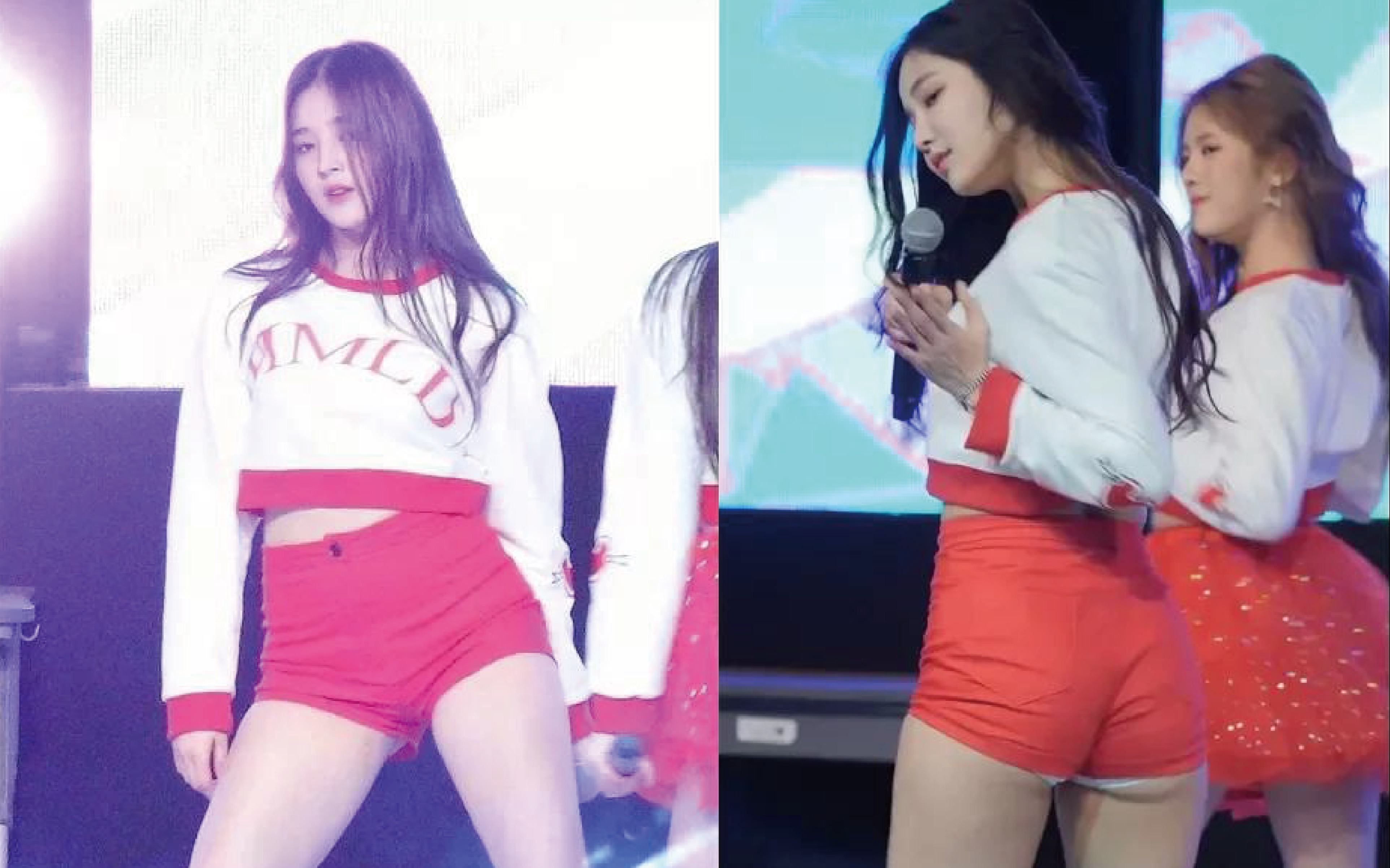 MOMOLAND—BBOOM：NANCY（李承利）、YEONWOO（李多斌）直拍集成 180411