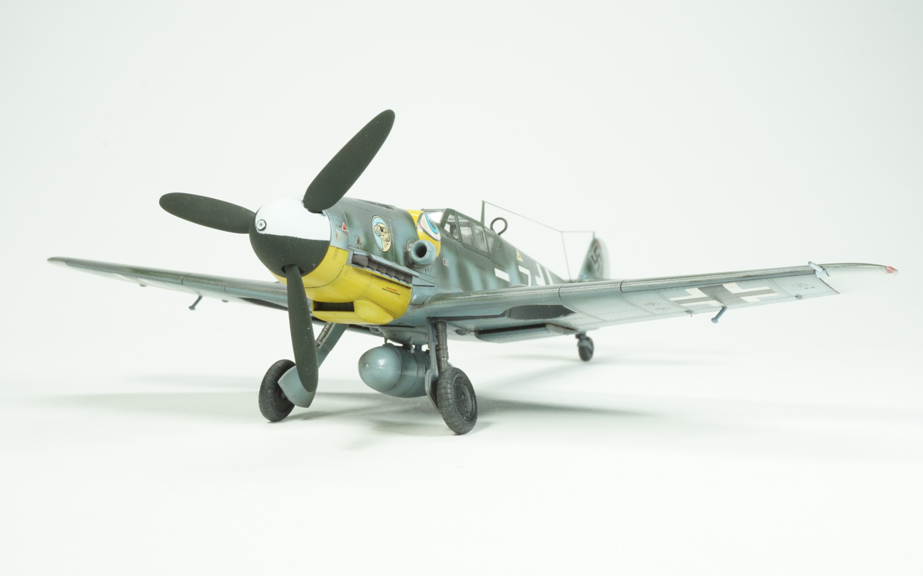 模型制作田宫172梅塞施密特bf109g6二战德军战斗机模型制作视频vlog