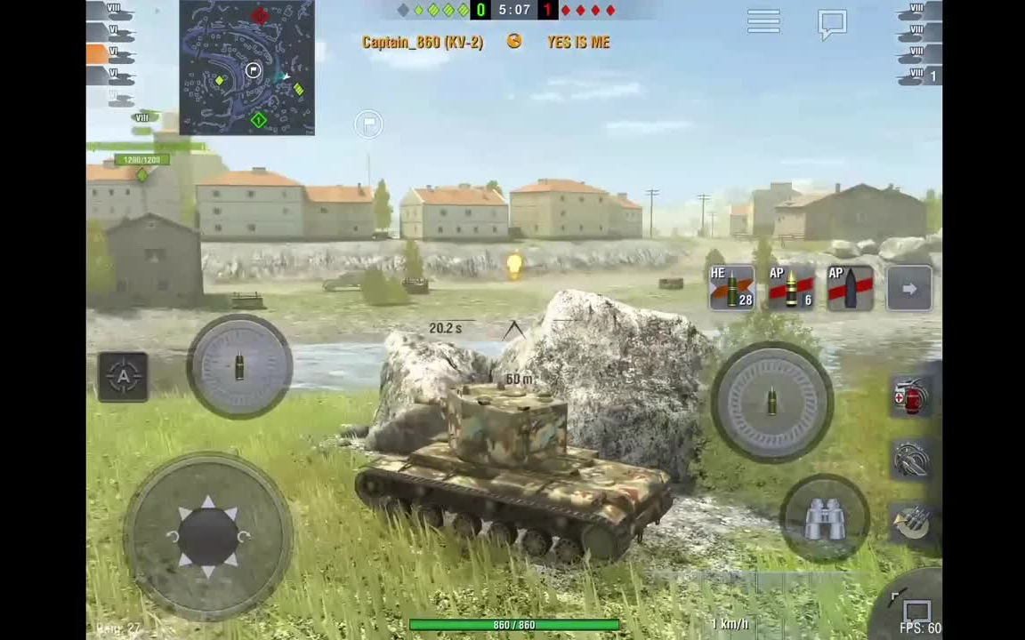 坦克世界闪电战-训练房的对决#3 t49 vs kv2 !