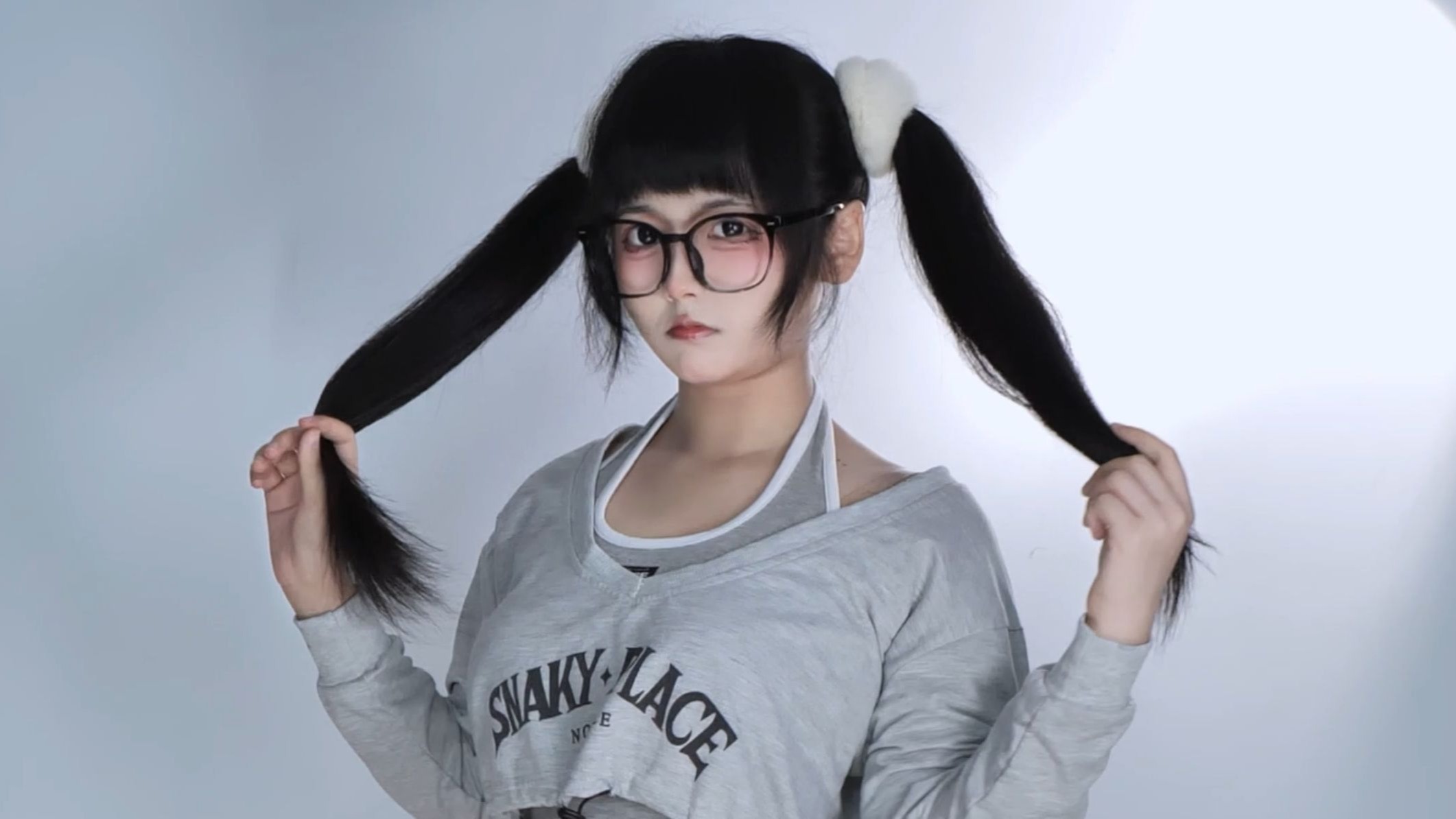 Short legs and double ponytails!