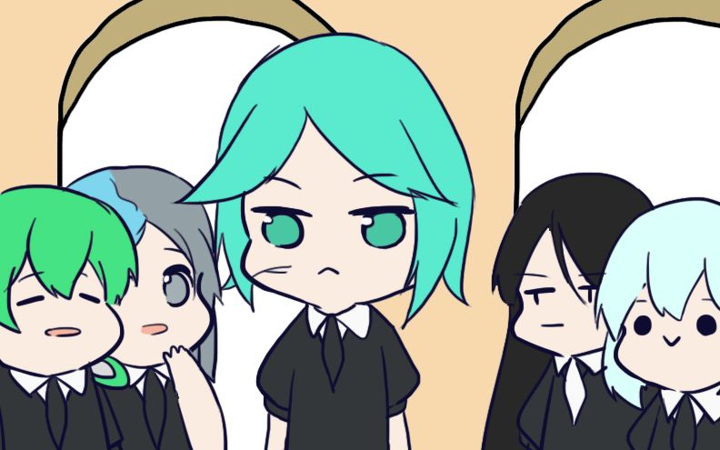 宝石之国原创手书磷叶石的清白宝石之国x孔乙己