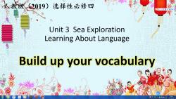 b7u3p28 Build up your vocabulary 新人教版高中英语选择性必修四unit3 Learning about lauguage