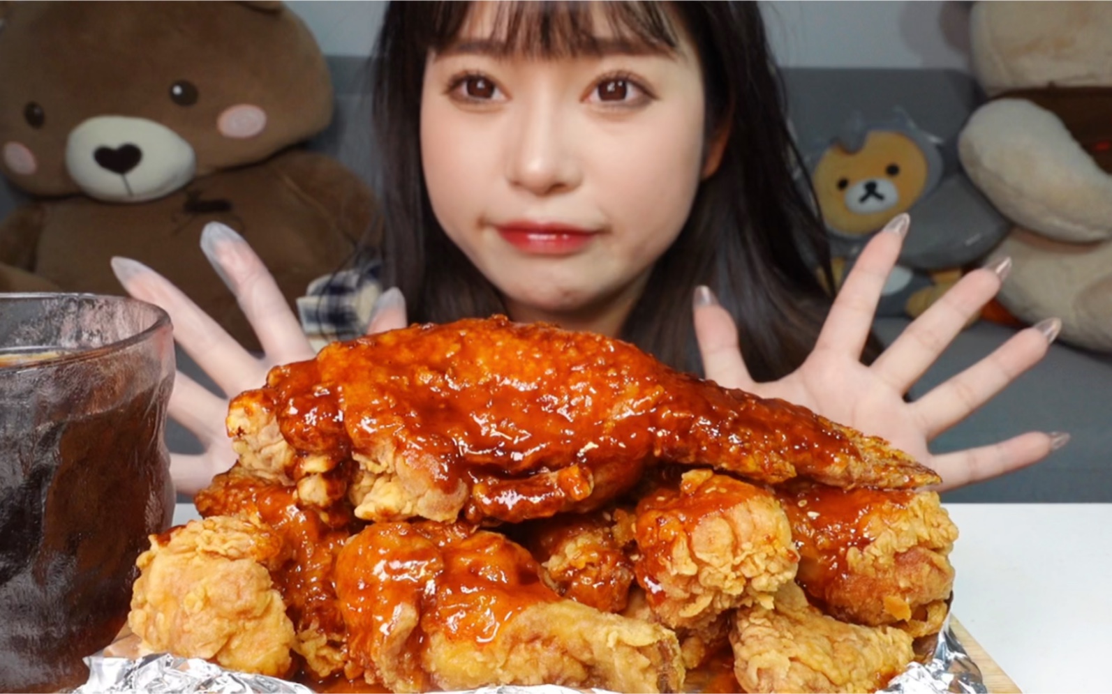 香香的重辣鸡翅包饭和韩式炸鸡来啦！！