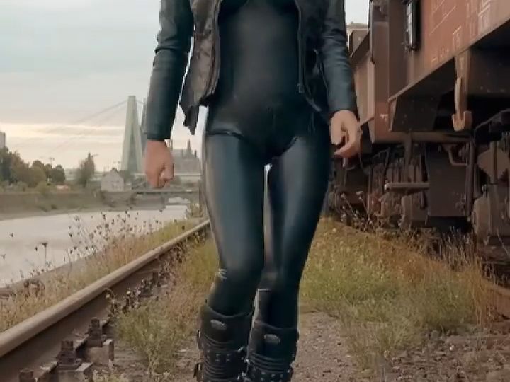 Modeling Portrait Shoot at Abandoned Station