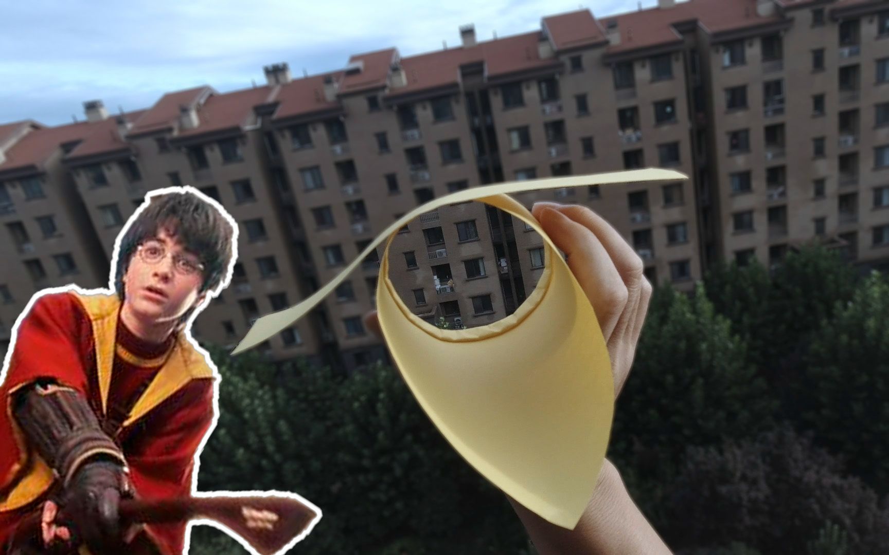 哈利，来抓金色飞贼！曾火遍全网的环翼纸飞机太乙飞猪！