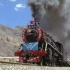 1980年解放型蒸汽机车，建设型蒸汽机车彩色珍贵视频中日合拍南疆铁路