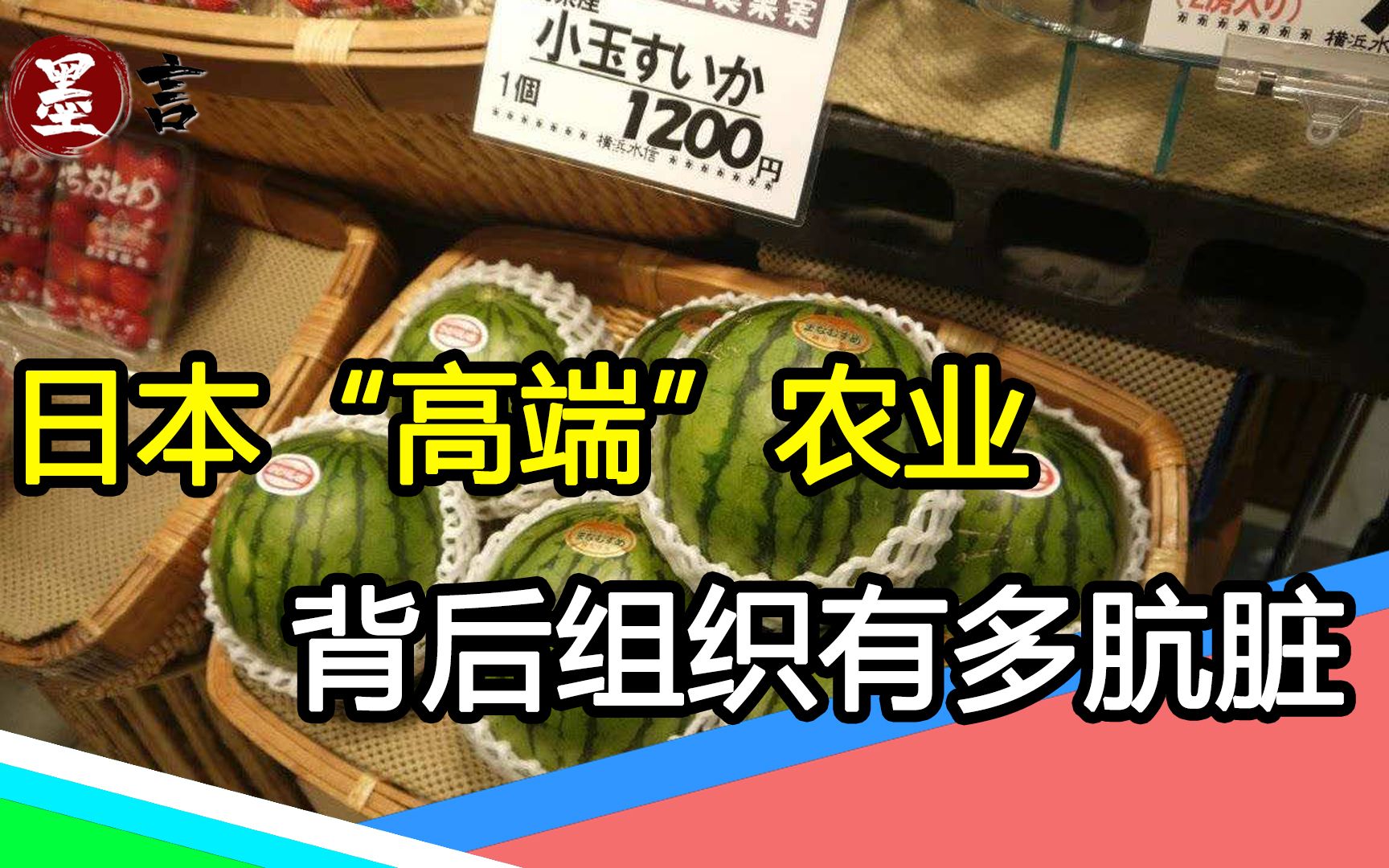 扒皮日本“高端”农业（上）：一个西瓜600元，背后的农协有多肮脏