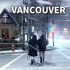 【4K】风雪夜中的温哥华，跟我一起听下雪的声音【第一视角 加拿大 街景】