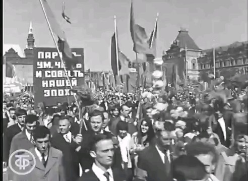 【放送文化】莫斯科，红场 《时间 》播出（1975.5.1）