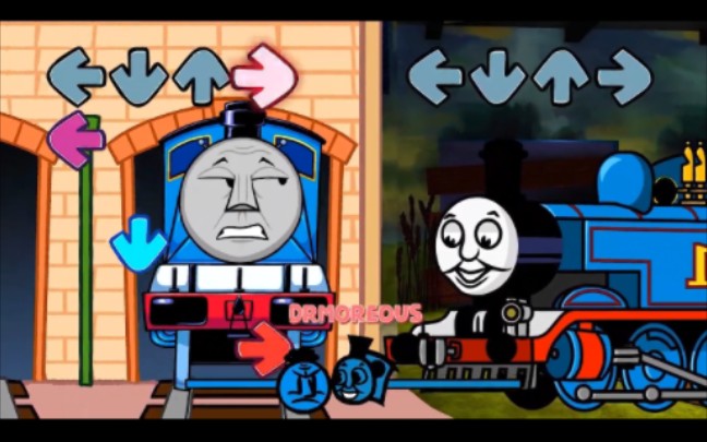 FNF：Friends To Your End 但是 BIG ENGINE BRAWL和Thomas' Railway Showdown  角色们唱！