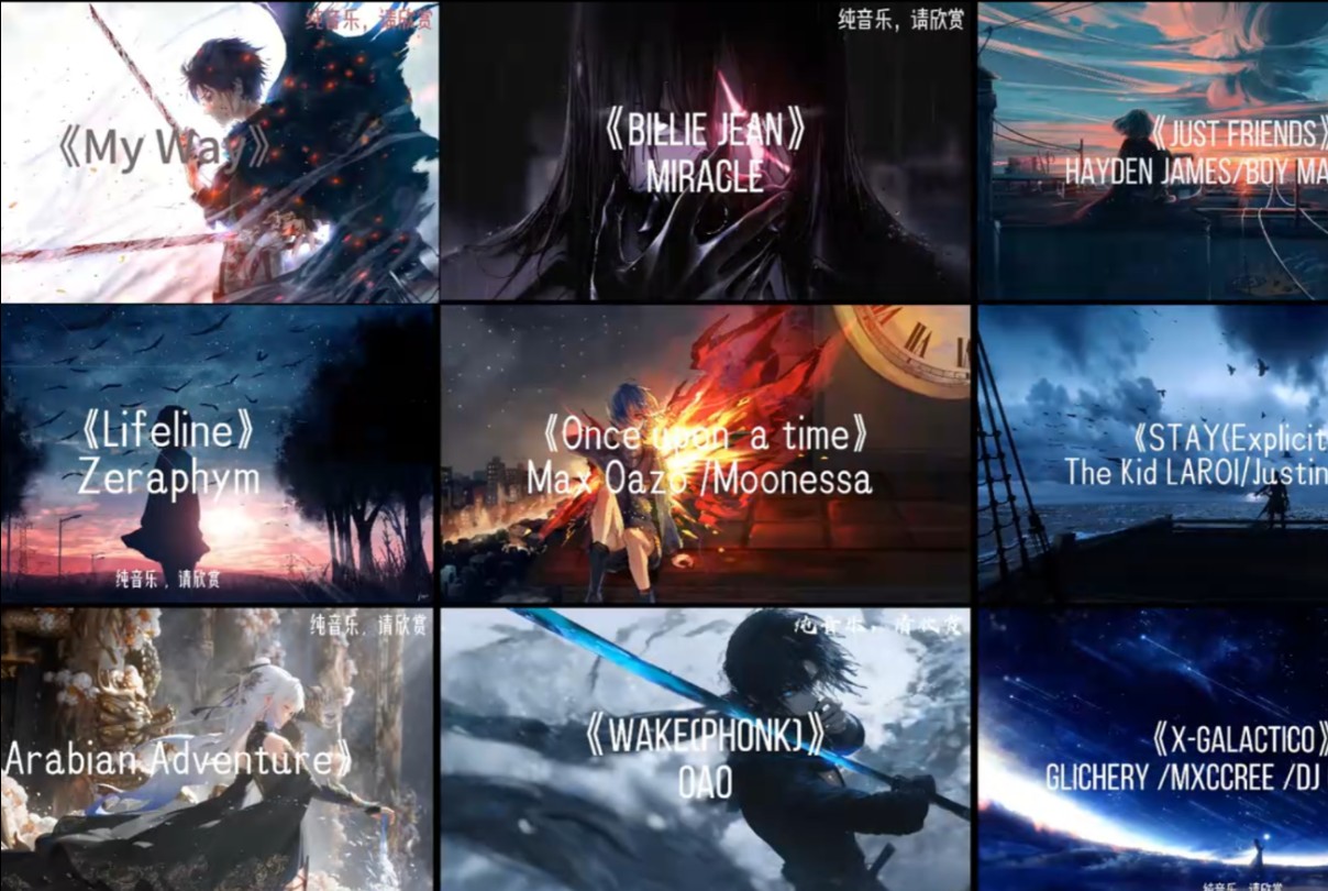 【节奏感拉满的小曲】'只会打高端局的顶级神曲(2024年)'+'人生天地之间,若白驹之过隙 忽然而已(命运)'