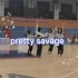 【啦啦队】—3v3篮球赛大学生四人翻跳粉墨《PRETTY SAVAGE》