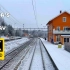 【4K】挪威火车第一视角：雪天 德拉门 - 达尔 | TrainThor