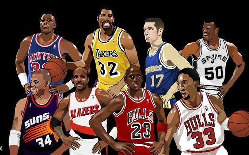 『nba美国体育伟大时刻』 美国体育 nba 三十年 三十大运动员~球星