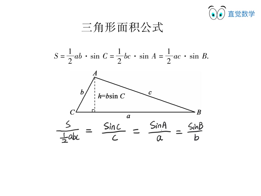 三角形面积公式直观证明高考数学考研数学基础知识 哔哩哔哩 つロ干杯 Bilibili