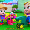 爸爸妈妈和孩子们玩扮演小猪小牛