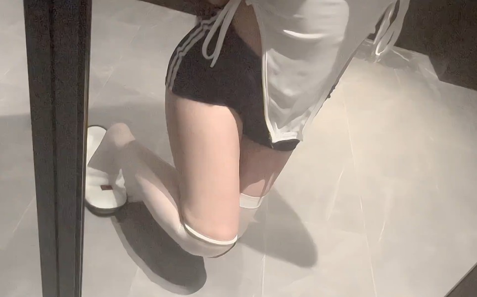 And a white silk gym uniform.