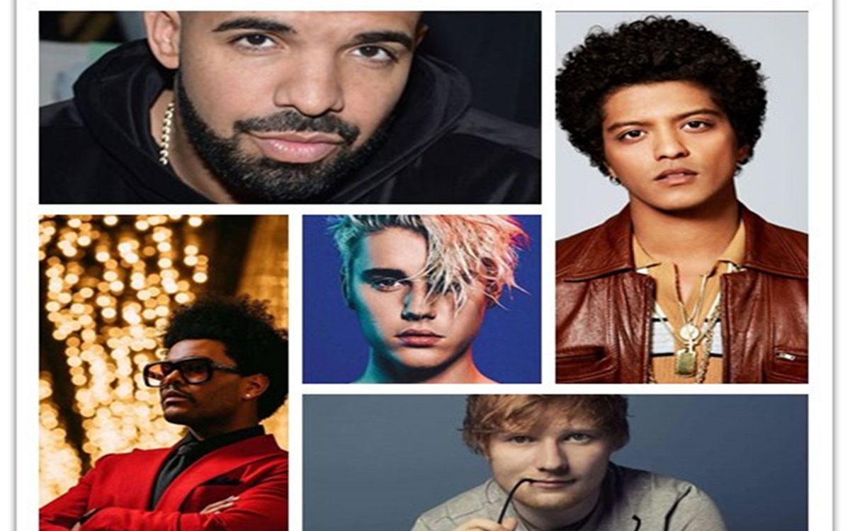 欧美新生代五大男歌手Billboard冠单一览