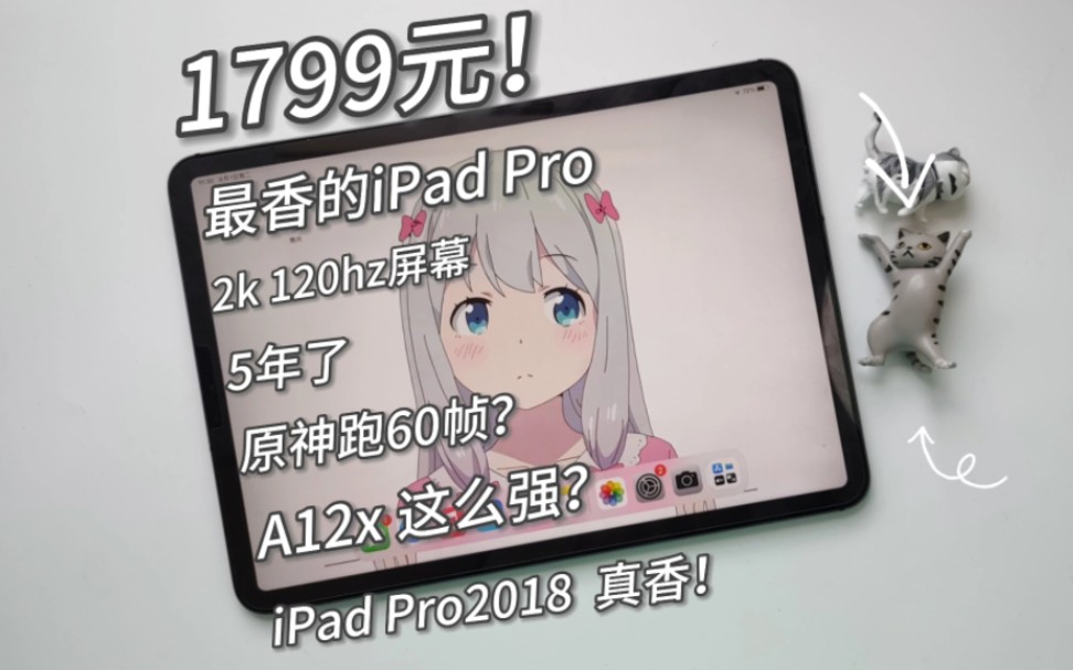 1799元！A12x性价比平板！120hz 2k屏，5.9mm超薄，原神60帧~太香啦！iPad Pro2018测评~