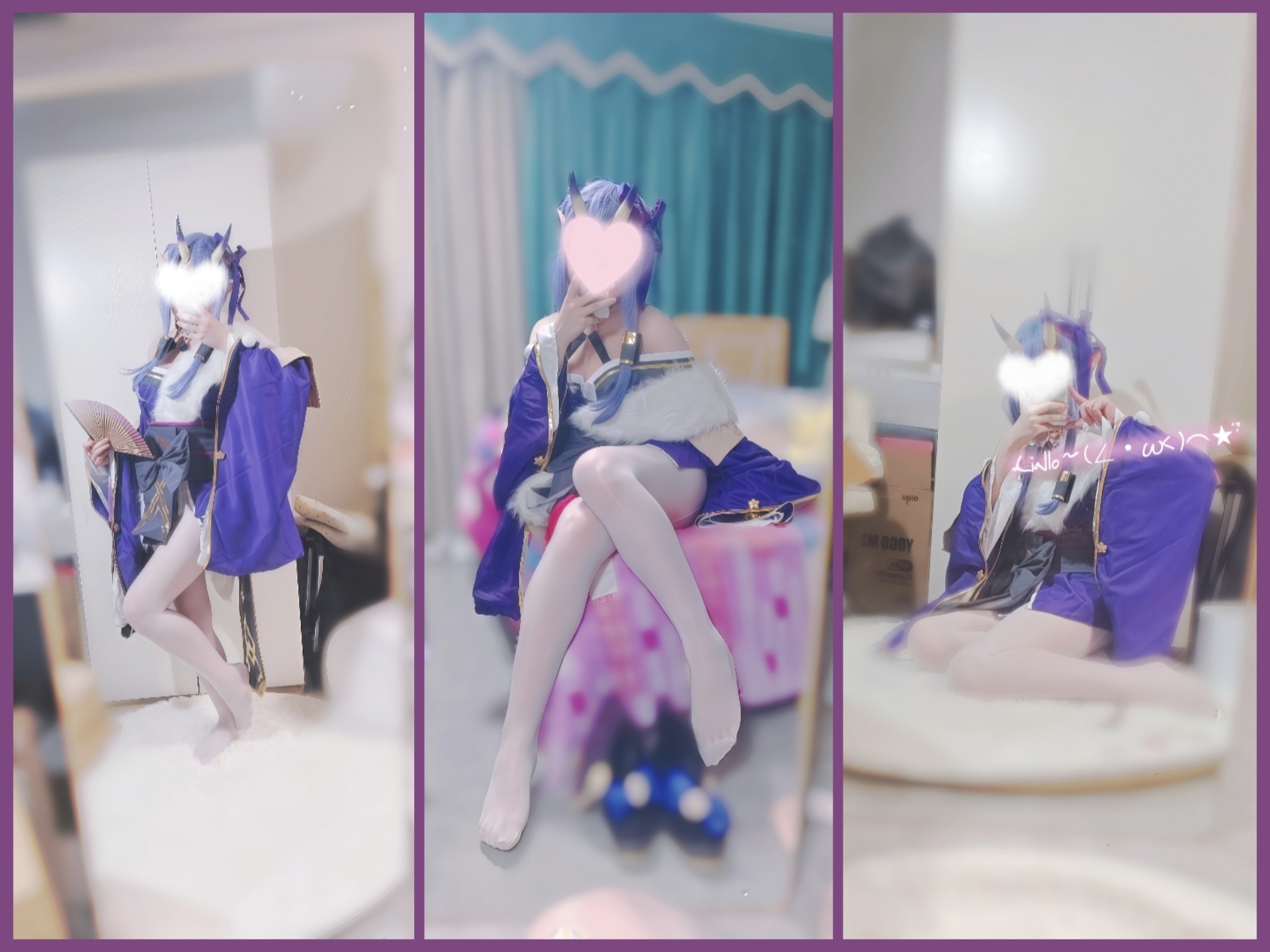 紫色小矮子再放送~（尊妈cos）