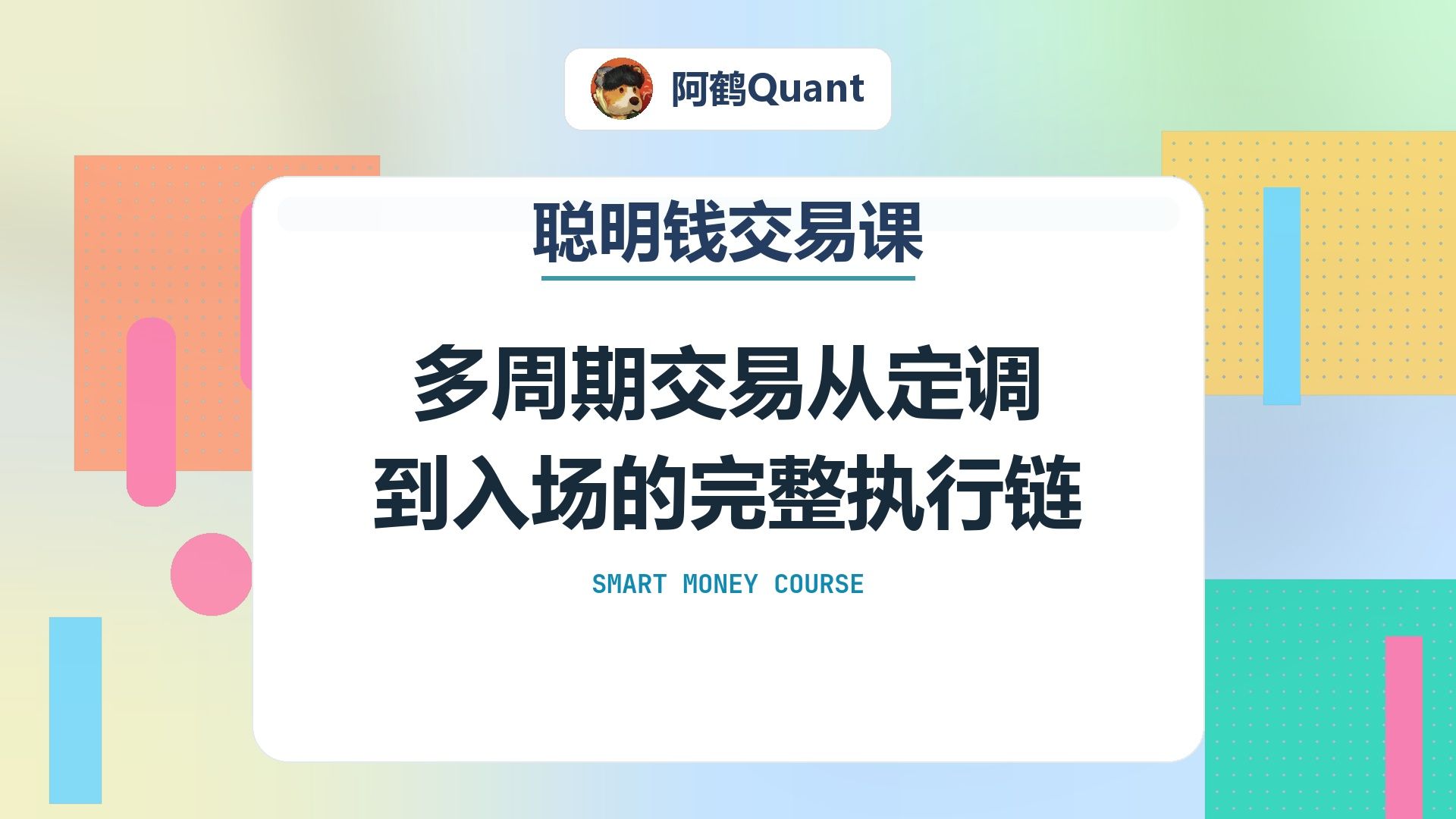 多周期交易从定调到入场的完整执行链