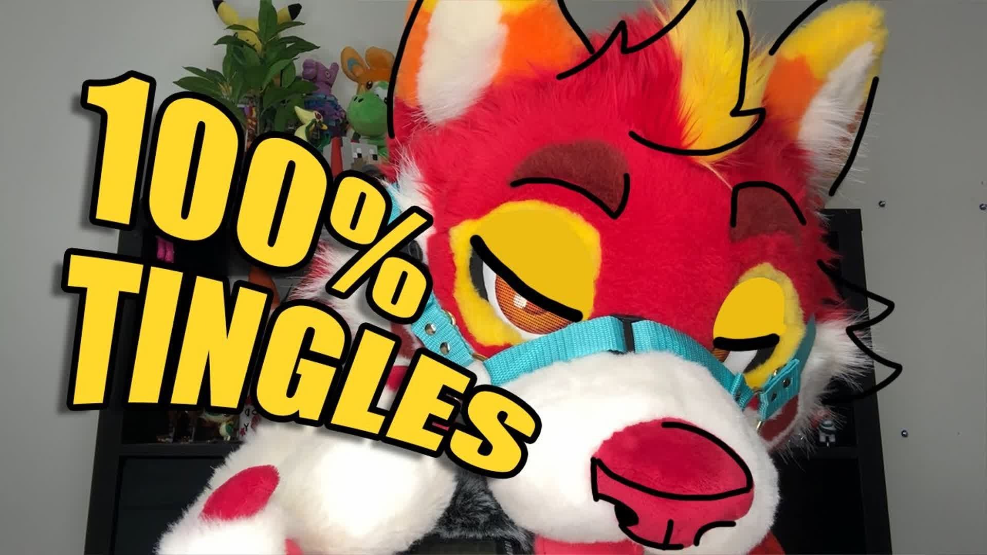 Furry ASMR - Cozy Fursuit Sounds 💛 (Brushing, Kisses & Pets) [Tascam DR-40X]