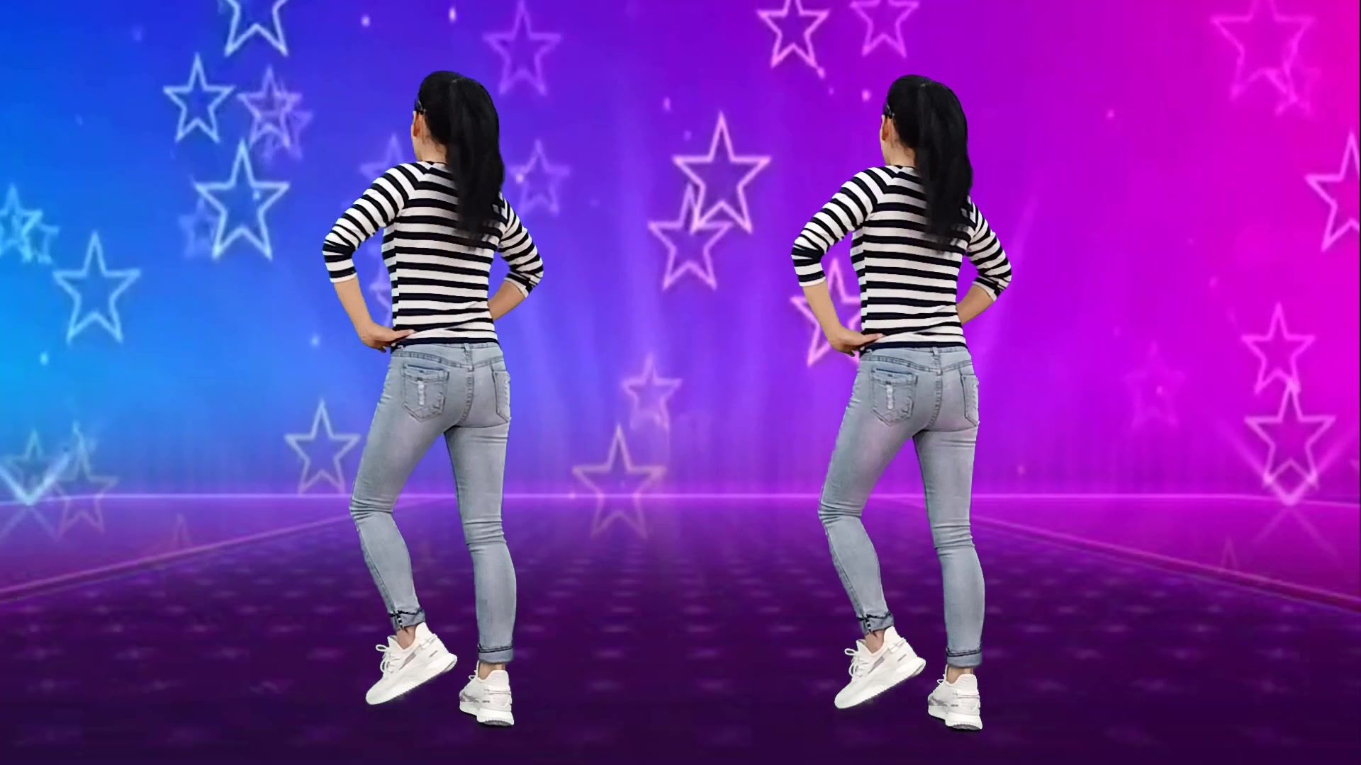 广场舞《无法逃避的痛》背面演示，流行热歌，谁听谁喜欢