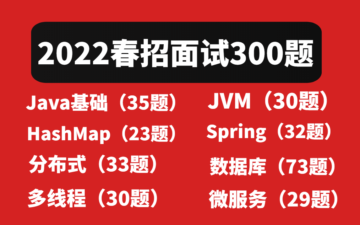 【Java春招面试宝典300题】阿里P8爆肝2个月呕心整理，挑战30天打卡春招上岸！（基础、Spring、MySQL、JVM、微服务分布式）