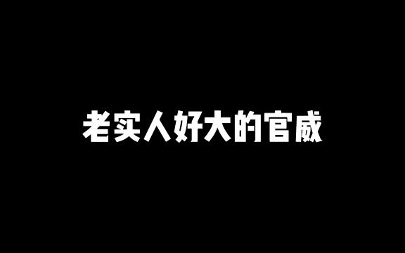 假面骑士 老实人好大的官威啊