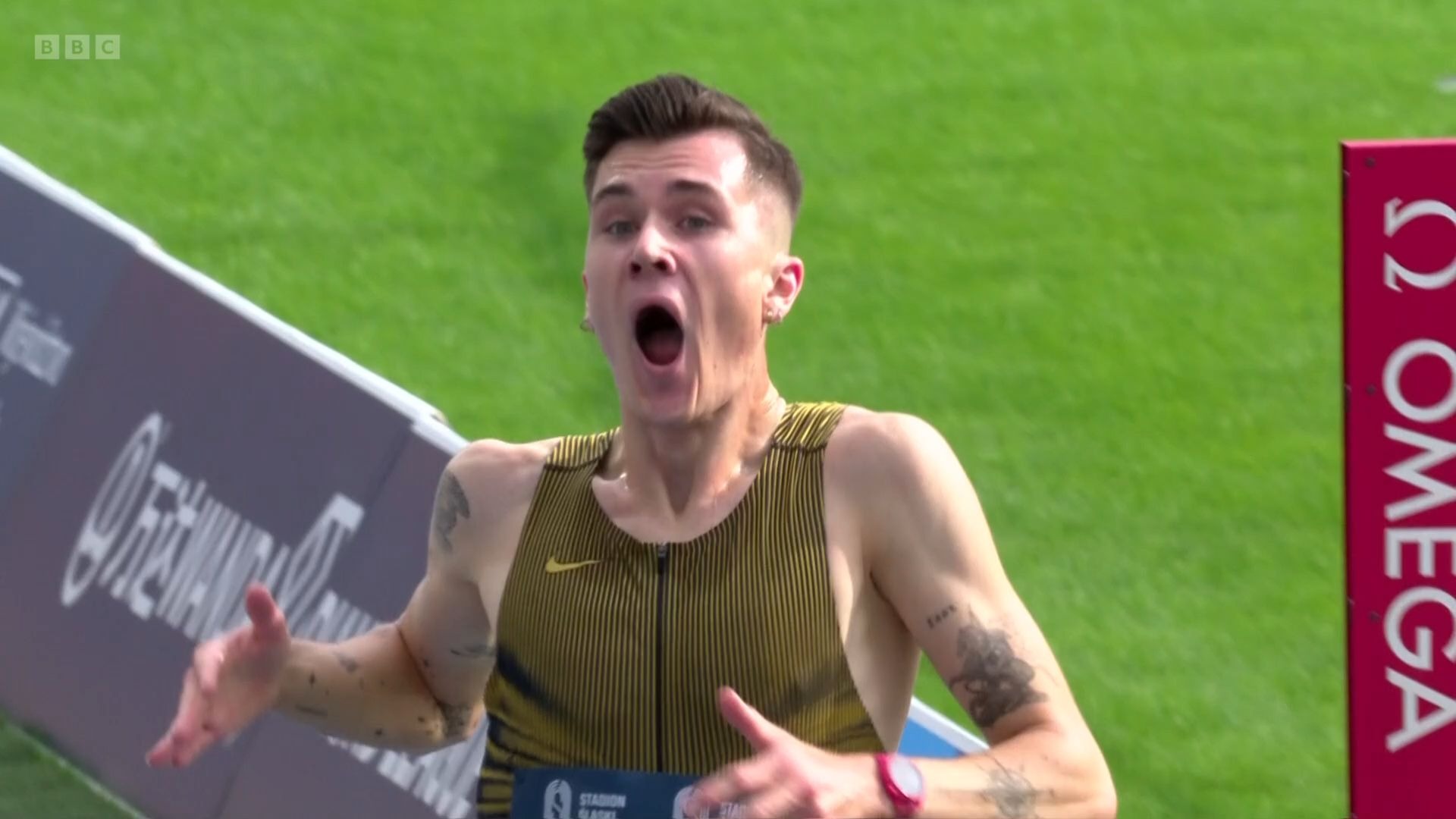 【1080P50FPS】雅各布·英格布里森创造新的3000米WR 2024西里西亚钻石联赛男子3000米