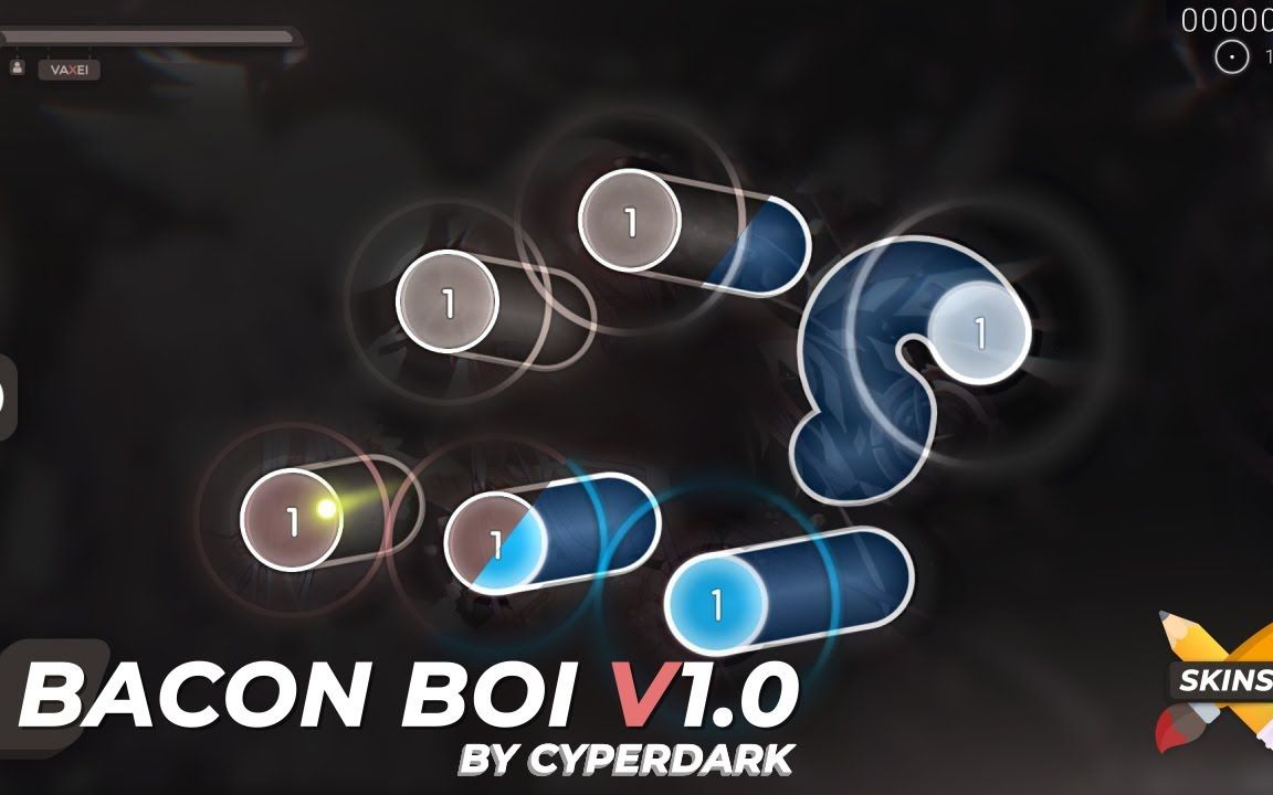 osu!皮肤展示 FREEDOM DiVE osu skin showcase (by BTMC)