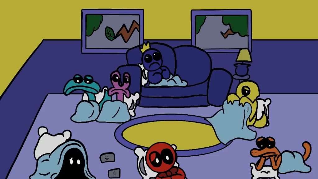 Rainbow Friends Cartoon(Smiling Critters but it's Rainbow Friends)