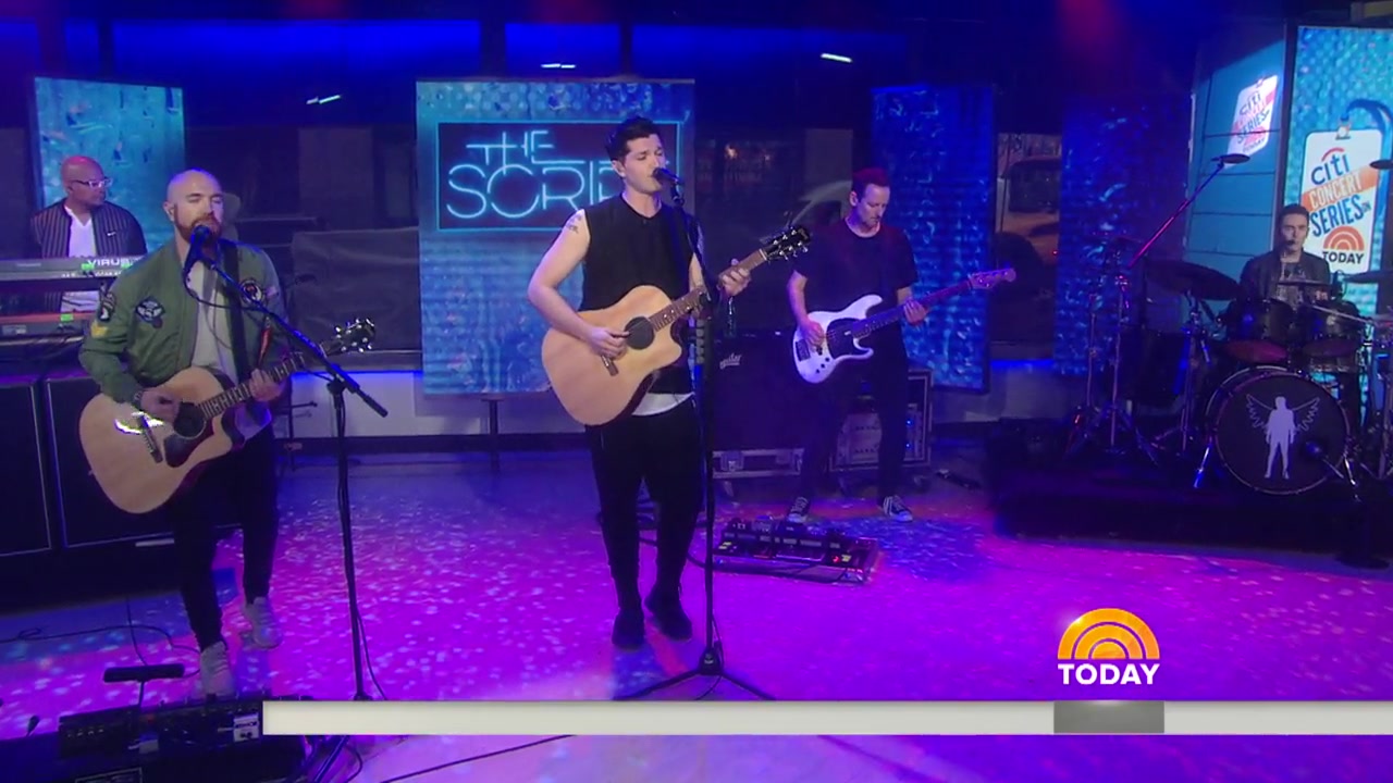 【手稿乐队the script】the script-rain(live on the today show)