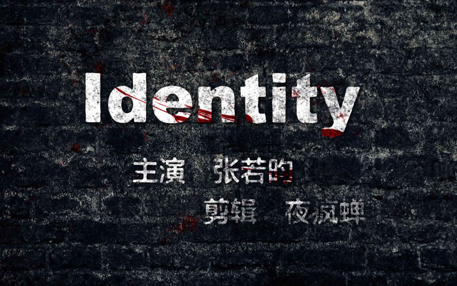 【双语字幕 | 悬疑剧情】张若昀 11重人格微电影《identity》 | 致命