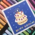【油画棒】生日蛋糕Ⅰ生日礼物Ⅰ绘画视觉纯享版