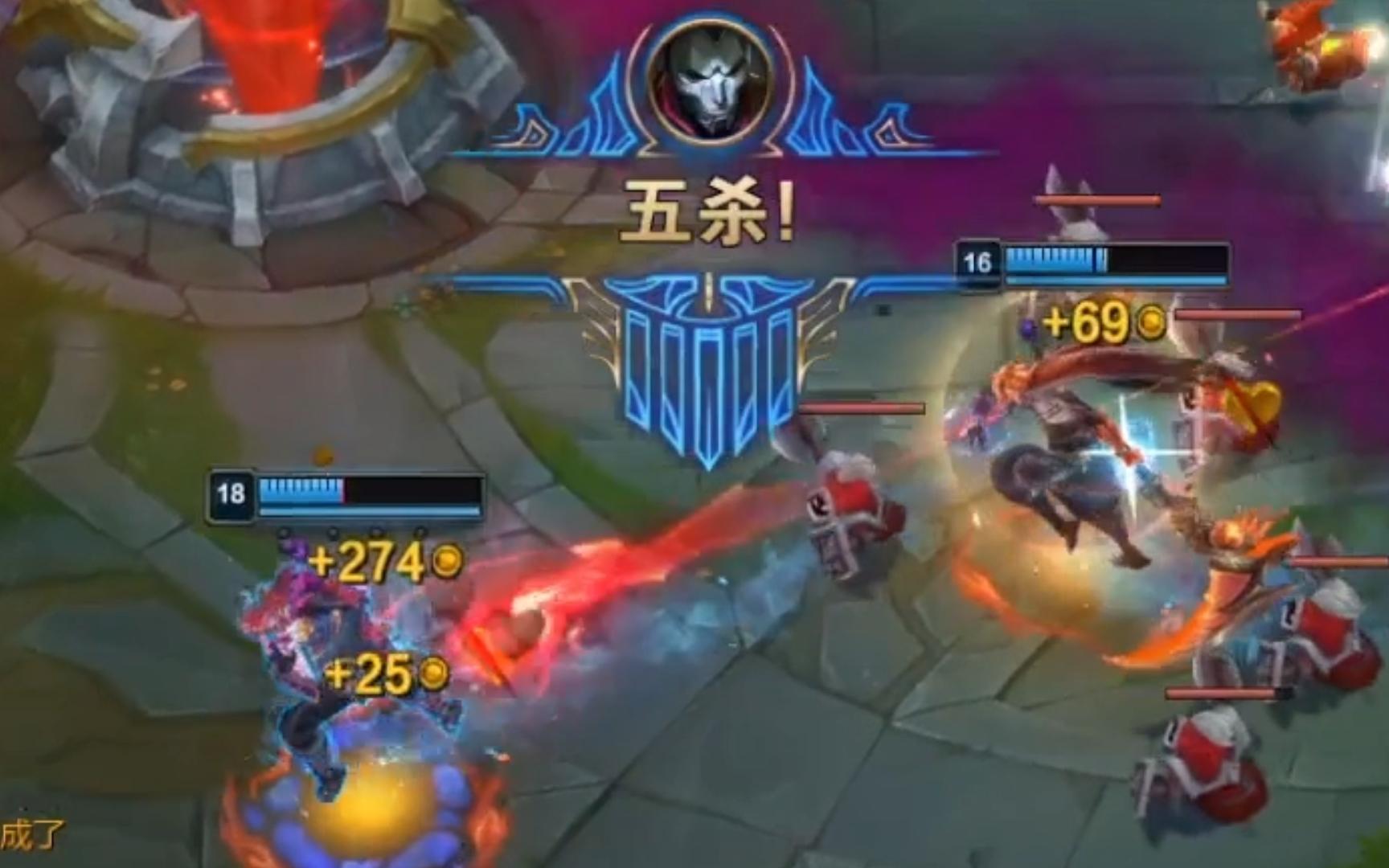 lol无限火力【五杀 烬 我瘸了!可是我跑的飞快!