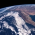 国际空间站俯视地球画面
