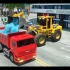 工程车动画短片 消防车 挖掘机 警车动画视频