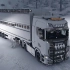 4K【欧洲卡车模拟2】暴雪天运送活牛 到地方差点变成冻牛