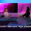 【世界最长的腿】惊呆了！女主播：可以让我看看你的腿吗
