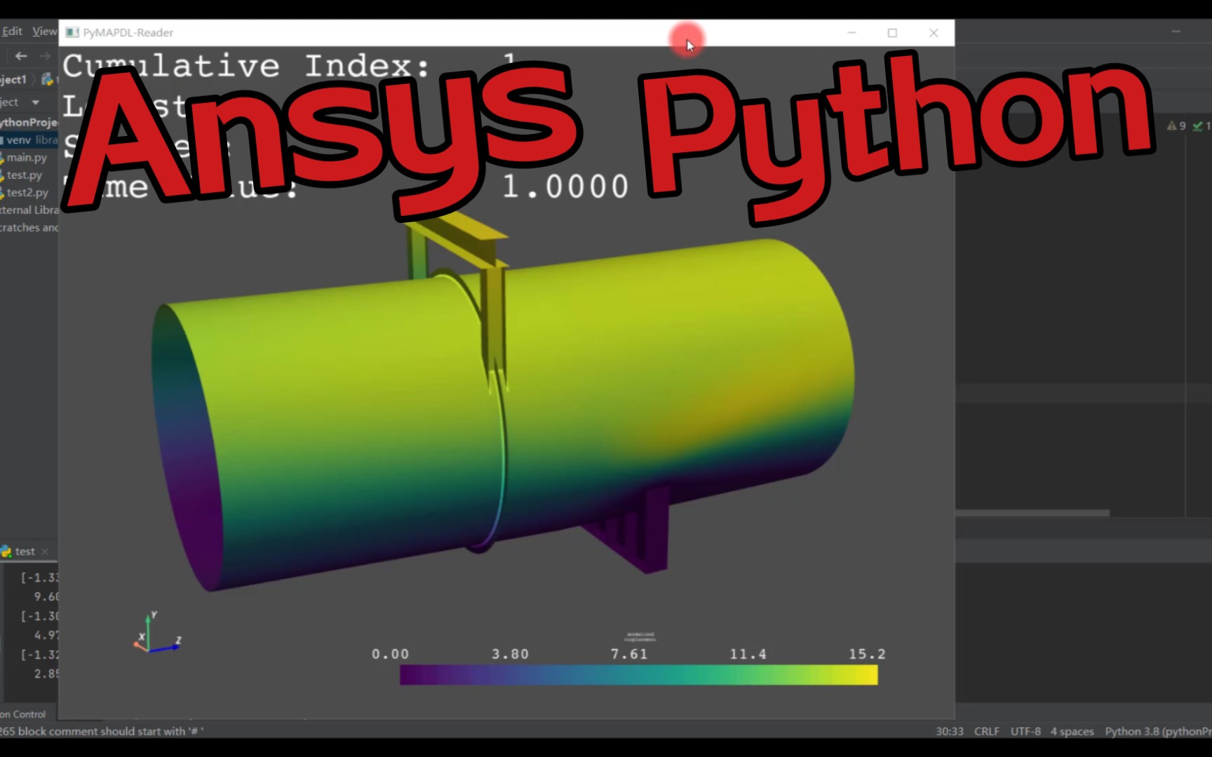 使用python解析ansys结果文件【rst文件】 哔哩哔哩 Bilibili