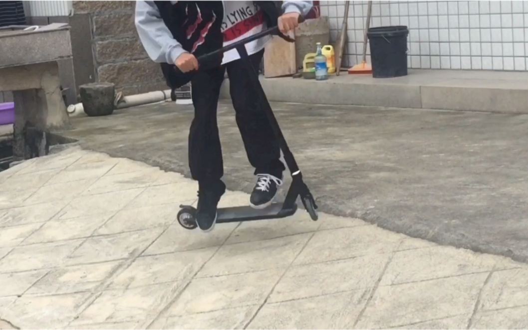 极限滑板车入门第二天能练成啥样