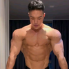 肌肉模特赛前准备，韩国健身帅哥热身，小哥哥一身腱子肉，身材不错